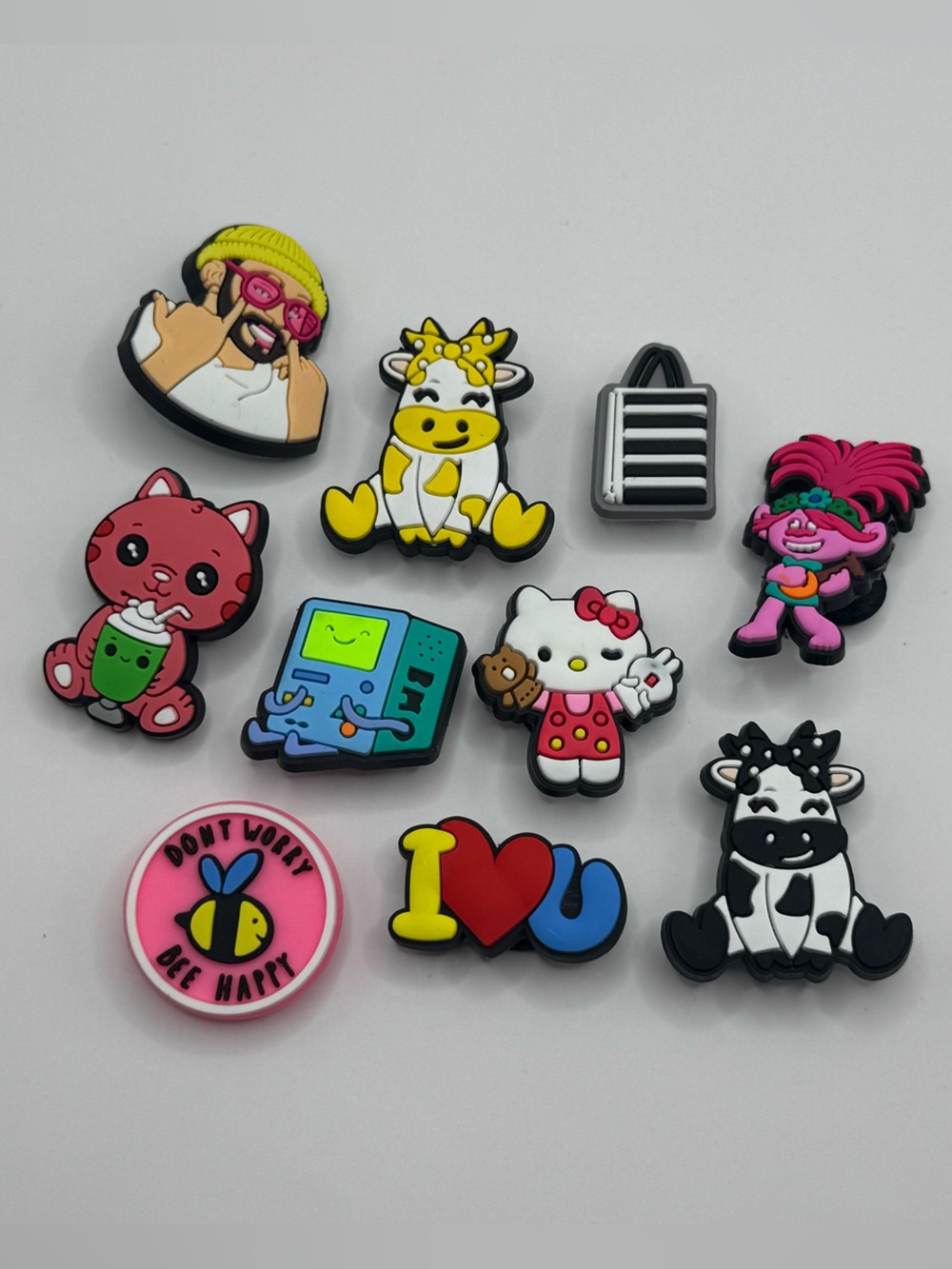 Assorted Croc Shoe Charms - Lot of 10